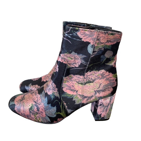 Hippie Laundry‎ High Heel Floral Boots - Picture 1 of 6